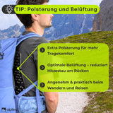 RastPlatz faltbares Sitzkissen Alu beschichtet | Schwarz | 2er Set