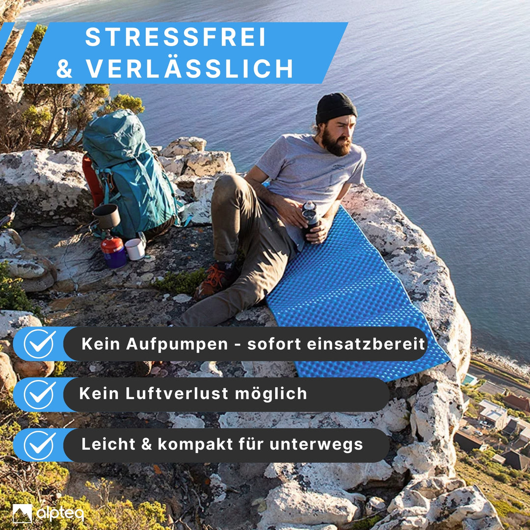 SchlafPlatz folding sleeping mat – IXPE thermal mat &amp; sleeping mat for camping &amp; hiking