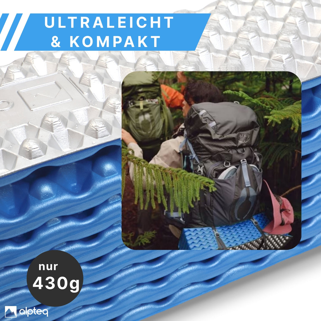 SchlafPlatz folding sleeping mat – IXPE thermal mat &amp; sleeping mat for camping &amp; hiking