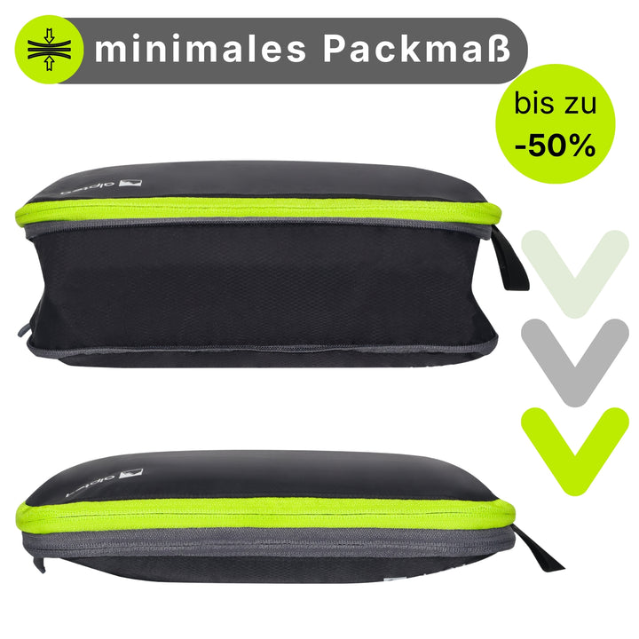 Profi-Packtaschen mit Kompression | 5-teiliges ultraleichtes Koffer-Organizer-Set