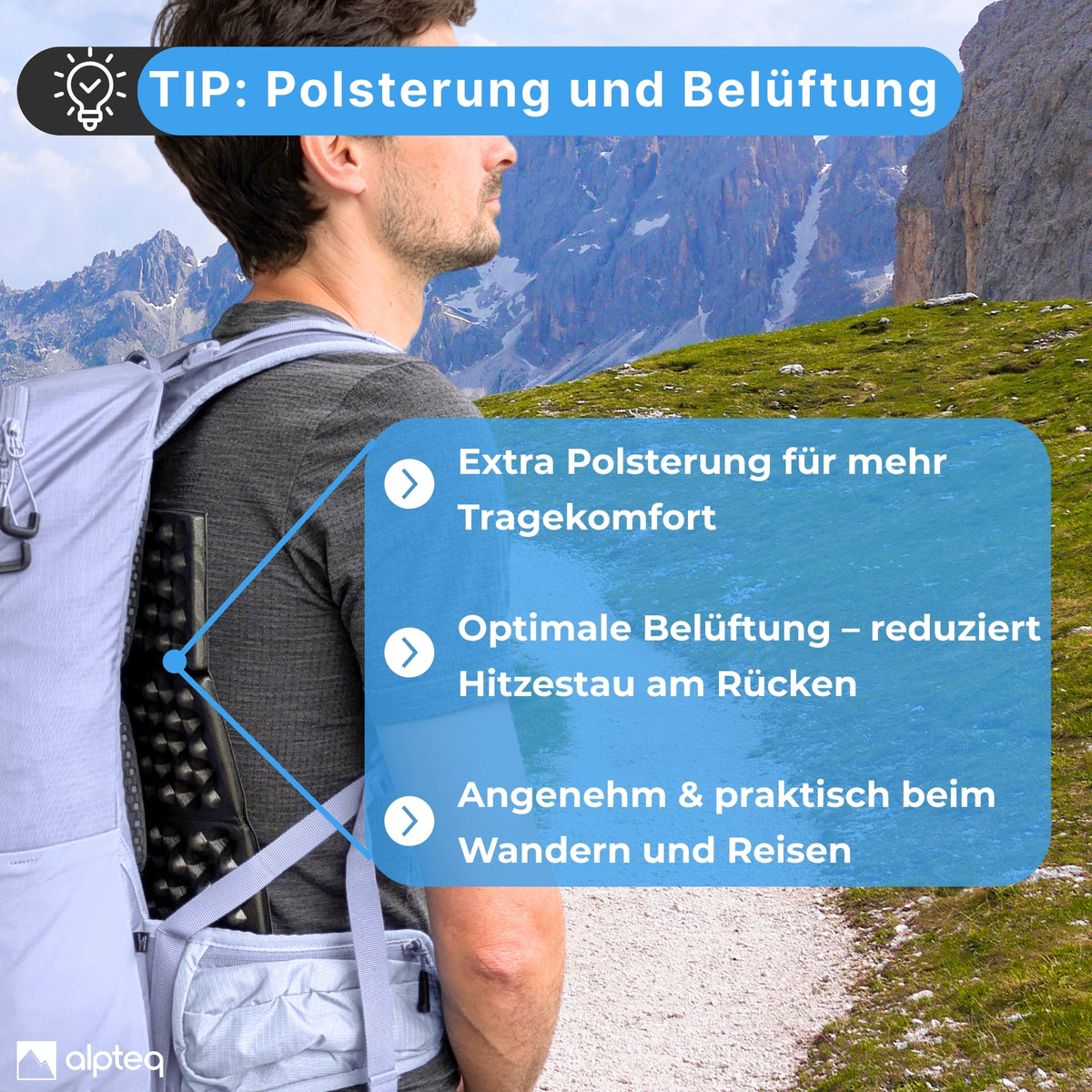 RastPlatz faltbares Sitzkissen Alu beschichtet | Blau | 2er Set
