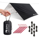 BergSegel 3 x 4 m Tarp | Wasserdicht, Ultraleicht & UV-Schutz
