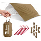 BergSegel 3 x 4 m Tarp | Wasserdicht, Ultraleicht & UV-Schutz