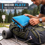 Alpteq® Profi-Packtaschen mit Kompression Blau – 3-teiliges ultraleichtes Koffer-Organizer-Set, Packing Cubes aus wasserdichtem Stoff, Packwürfel für Reisen & Rucksack