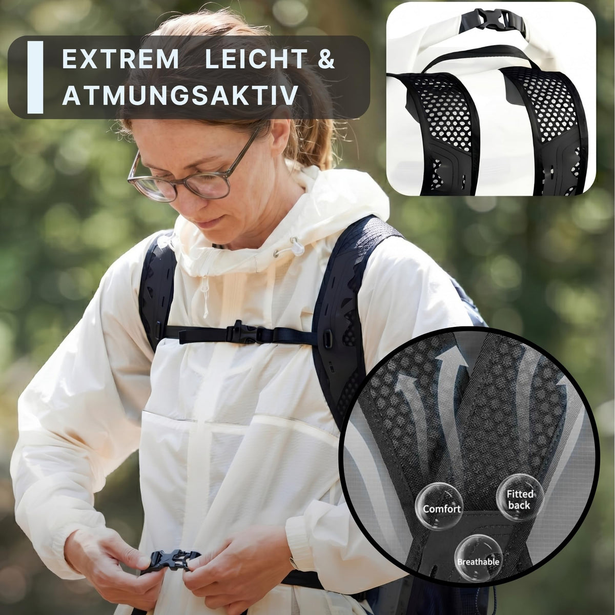 AlpPak Air 20L Drybag-Rucksack – Ultraleicht & Wasserdicht (TPU, Rolltop)