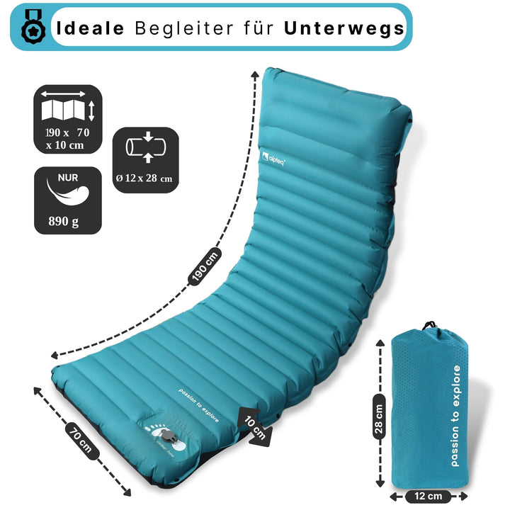 SchlafPlatz-Air Blau-Grau
