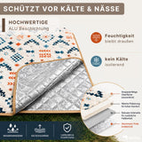 Picknickdecke Comfort 200 x 200 cm | 5-Lagen, Wasserdicht & Gepolstert