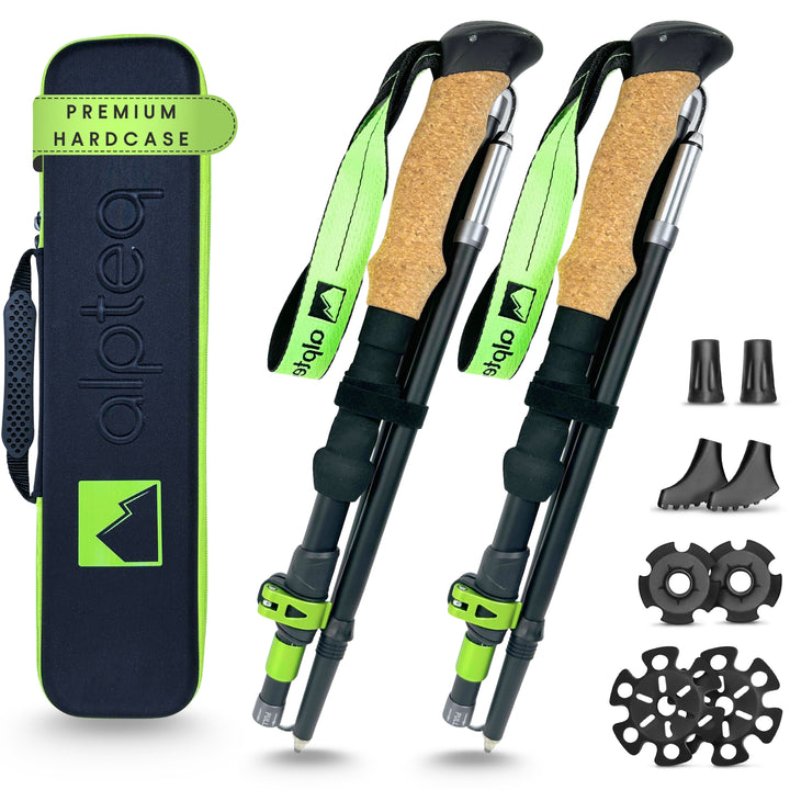 Foldable hiking poles - aluminum