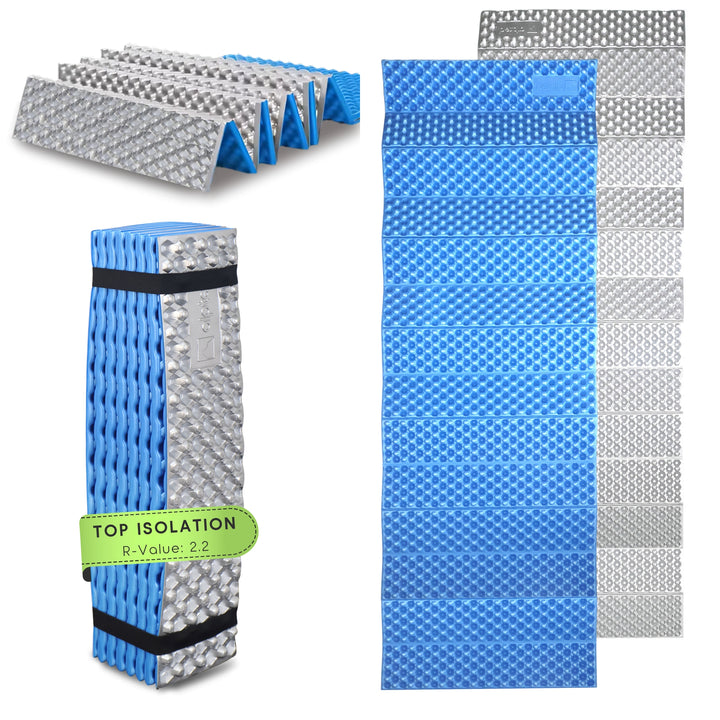 SchlafPlatz folding sleeping mat – IXPE thermal mat &amp; sleeping mat for camping &amp; hiking