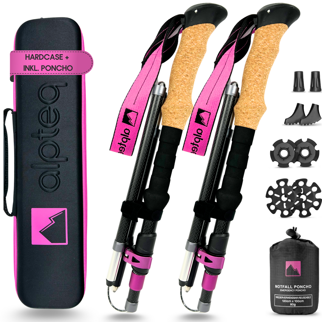 Carbon Trekkingstöcke - Faltbar