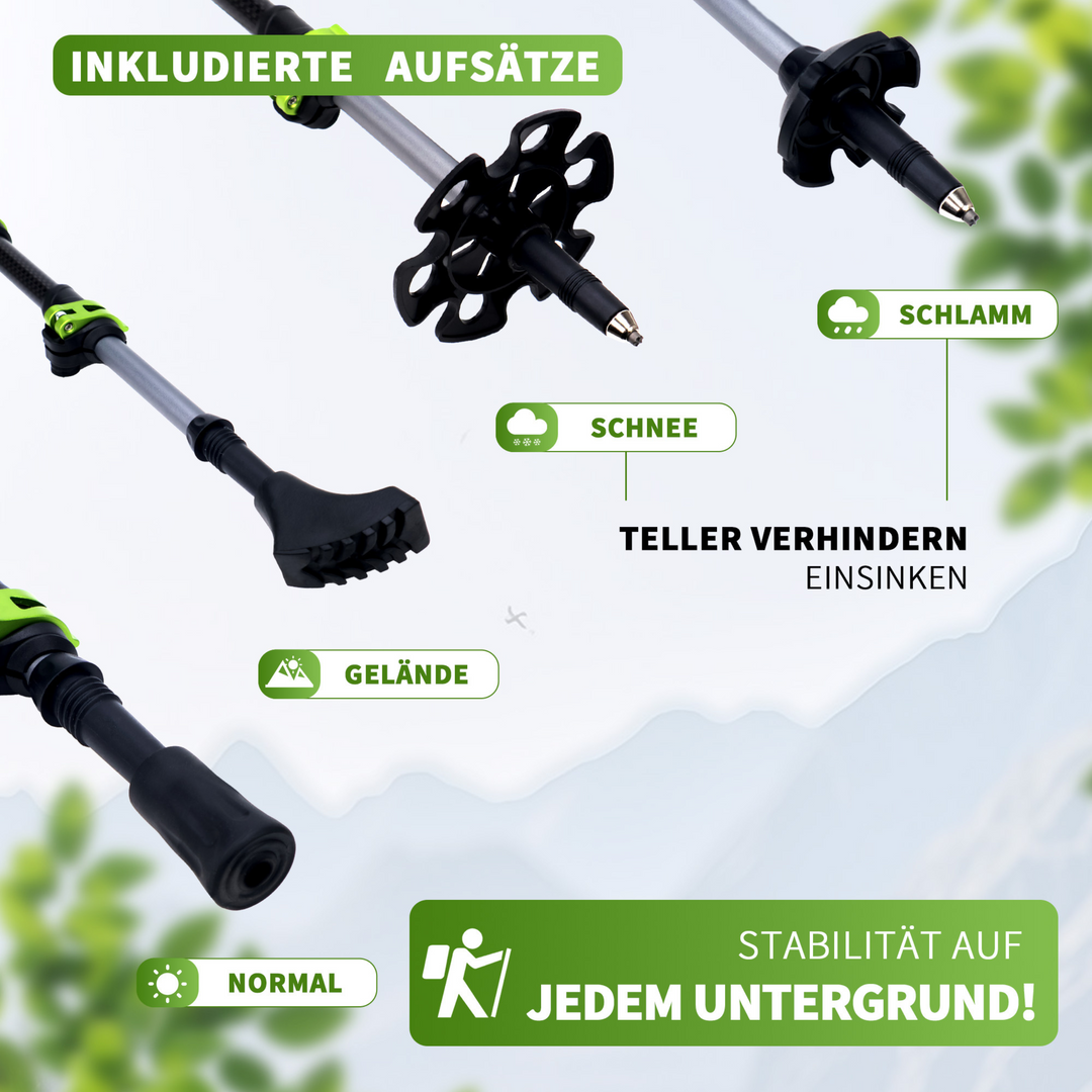 Carbon Trekkingstöcke - Teleskop