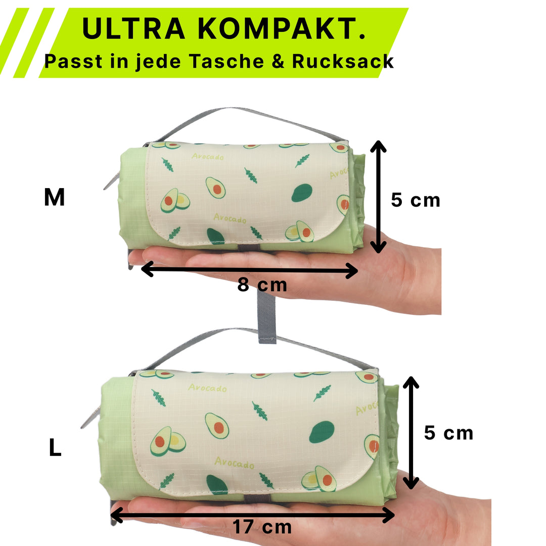Picnic blanket 150 x 200 cm – Waterproof, Ultralight &amp; Compact