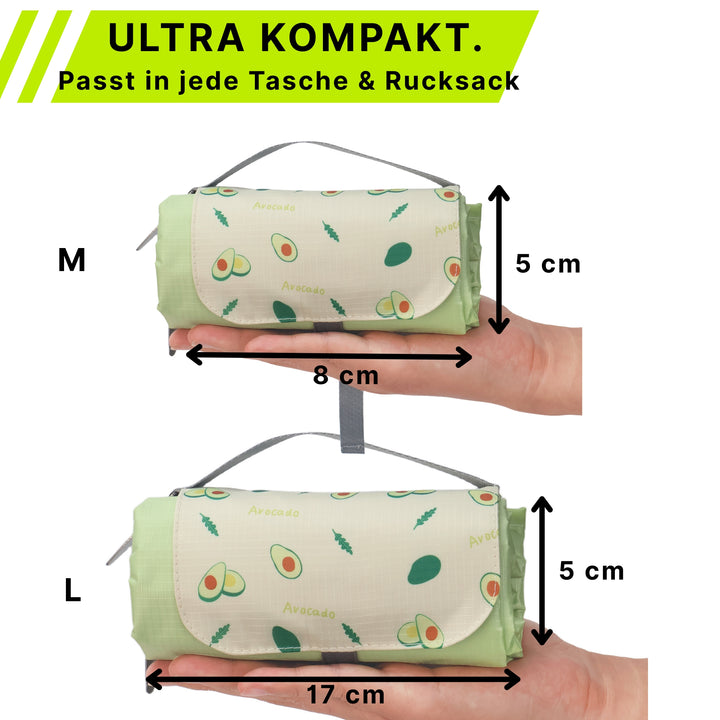 Picnic blanket 150 x 200 cm – Waterproof, Ultralight &amp; Compact